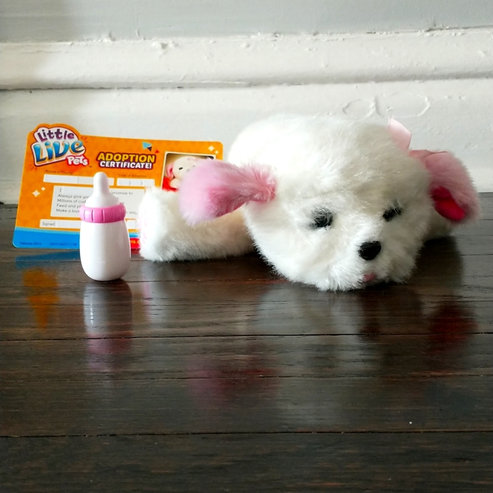 Little Live Pets Puppy Tiara Cuddles Lot animatronic plush